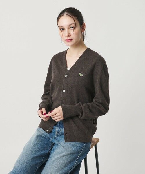 BEAUTY&YOUTH UNITED ARROWS / ビューティー&ユース ユナイテッドアローズ カーディガン・ボレロ | 【別注】＜LACOSTE＞ロングスリーブニットカーディガン | 詳細18