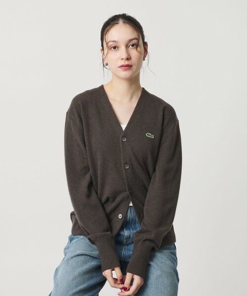 BEAUTY&YOUTH UNITED ARROWS / ビューティー&ユース ユナイテッドアローズ カーディガン・ボレロ | 【別注】＜LACOSTE＞ロングスリーブニットカーディガン | 詳細19