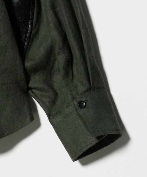 BEAUTY&YOUTH UNITED ARROWS / ビューティー&ユース ユナイテッドアローズ シャツ・ブラウス | ＜muller of yoshiokubo＞レザーライク コンビネーション レースアップトップス | 詳細3