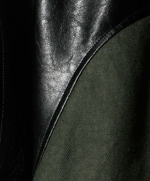 BEAUTY&YOUTH UNITED ARROWS / ビューティー&ユース ユナイテッドアローズ シャツ・ブラウス | ＜muller of yoshiokubo＞レザーライク コンビネーション レースアップトップス | 詳細5