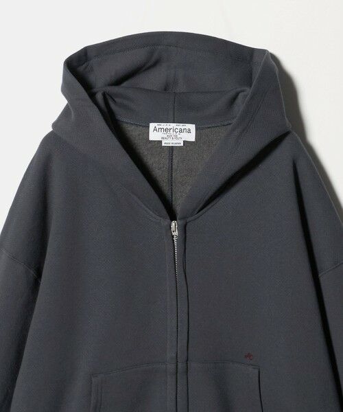 BEAUTY&YOUTH UNITED ARROWS / ビューティー&ユース ユナイテッドアローズ パーカー | 【別注】＜Americana＞スウェットジップパーカー | 詳細9