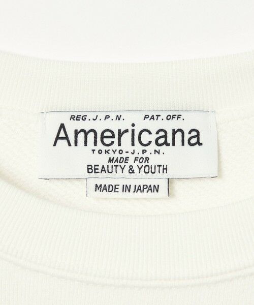 BEAUTY&YOUTH UNITED ARROWS / ビューティー&ユース ユナイテッドアローズ スウェット | 【別注】＜Americana＞ロゴスウェットプルオーバー | 詳細14