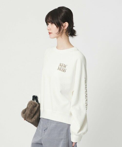 BEAUTY & YOUTH UNITED ARROWS/ビューティー&ユース ユナイテッドアローズ 【別注】<Americana>ロゴスウェットプルオーバー WHITE FREE BEAUTY & YOUTH UNITED ARROWS/ビューティー&ユース ユナイテッドアローズ 【別注】<Americana>ロゴスウェットプルオーバー WHITE FREE