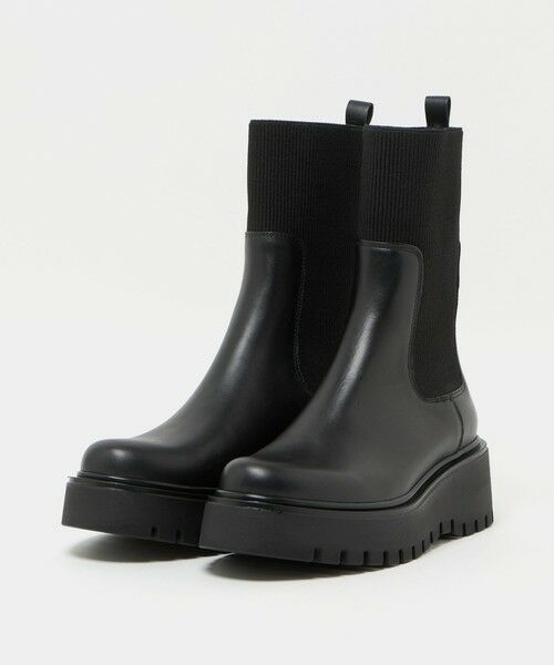 BEAUTY&YOUTH UNITED ARROWS / ビューティー&ユース ユナイテッドアローズ ブーツ(ショート丈) | <CORSO ROMA 9>レザー リブ サイドゴアブーツ | 詳細5