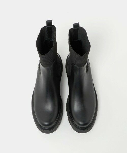 BEAUTY&YOUTH UNITED ARROWS / ビューティー&ユース ユナイテッドアローズ ブーツ(ショート丈) | <CORSO ROMA 9>レザー リブ サイドゴアブーツ | 詳細6