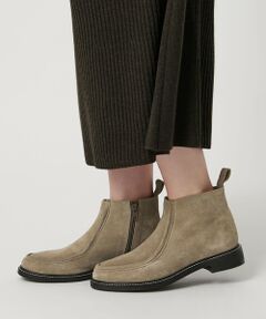 BEAUTY&YOUTH UNITED ARROWS / ビューティー&ユース ユナイテッドアローズ ブーツ（ロング丈） | スエード Uチップ ショートブーツ