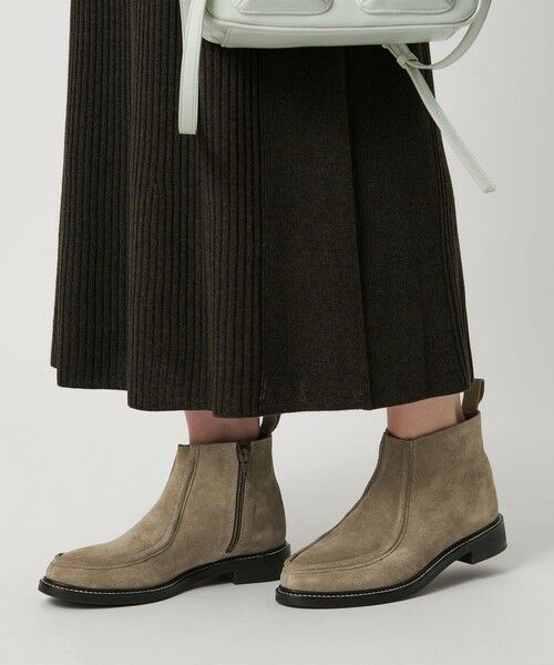 BEAUTY&YOUTH UNITED ARROWS / ビューティー&ユース ユナイテッドアローズ ブーツ（ロング丈） | スエード Uチップ ショートブーツ | 詳細1