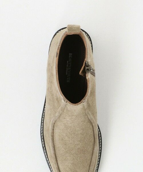 BEAUTY&YOUTH UNITED ARROWS / ビューティー&ユース ユナイテッドアローズ ブーツ（ロング丈） | スエード Uチップ ショートブーツ | 詳細10