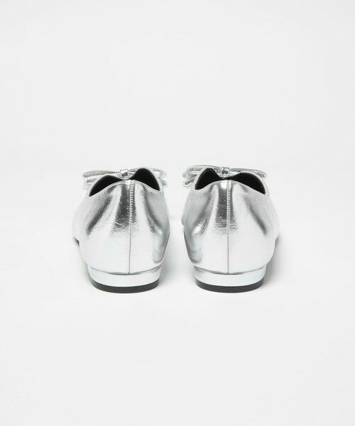 BEAUTY&YOUTH UNITED ARROWS / ビューティー&ユース ユナイテッドアローズ フラットシューズ | メタリック リボン Vカット フラットシューズ | 詳細9