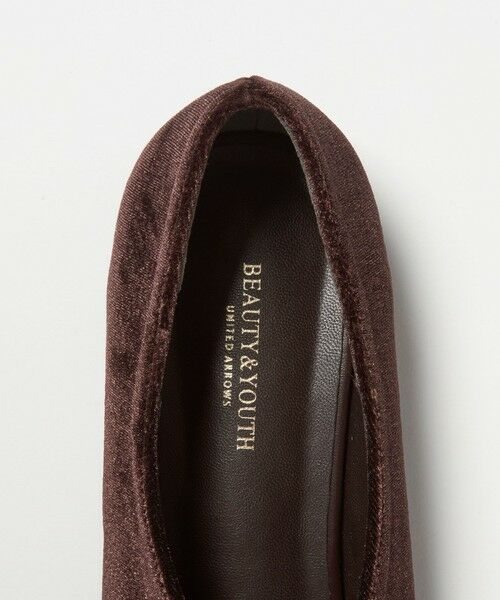 BEAUTY&YOUTH UNITED ARROWS / ビューティー&ユース ユナイテッドアローズ フラットシューズ | ベルベット リボン Vカット フラットシューズ | 詳細13
