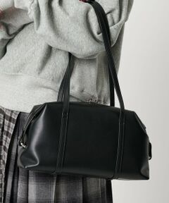 BEAUTY&YOUTH UNITED ARROWS / ビューティー&ユース ユナイテッドアローズ ボストンバッグ | レザーライク ジップ スクエア ボストンバッグ