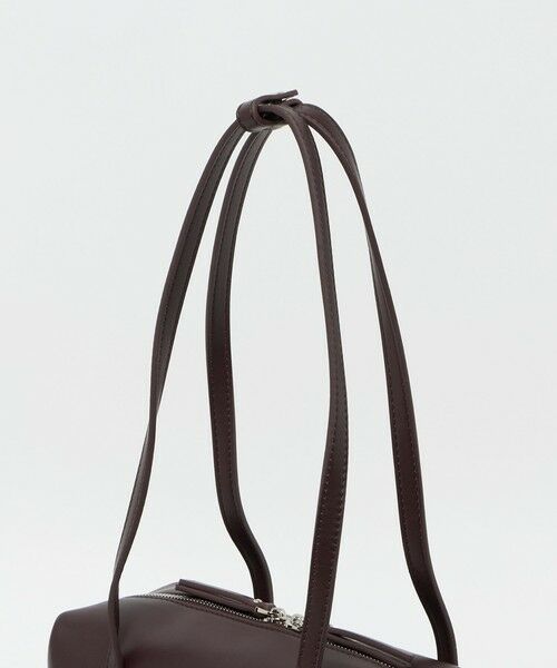 BEAUTY&YOUTH UNITED ARROWS / ビューティー&ユース ユナイテッドアローズ ボストンバッグ | レザーライク ジップ スクエア ボストンバッグ | 詳細13