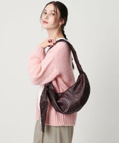 BEAUTY&YOUTH UNITED ARROWS / ビューティー&ユース ユナイテッドアローズ ショルダーバッグ | レザーライク ギャザー ショルダーバッグ
