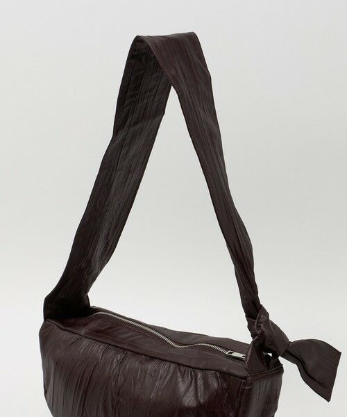 BEAUTY&YOUTH UNITED ARROWS / ビューティー&ユース ユナイテッドアローズ ショルダーバッグ | レザーライク ギャザー ショルダーバッグ | 詳細20