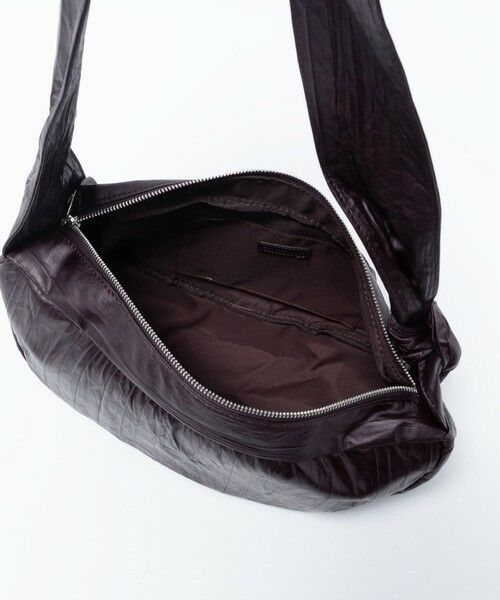 BEAUTY&YOUTH UNITED ARROWS / ビューティー&ユース ユナイテッドアローズ ショルダーバッグ | レザーライク ギャザー ショルダーバッグ | 詳細21