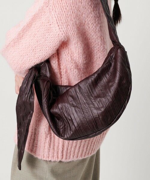 BEAUTY&YOUTH UNITED ARROWS / ビューティー&ユース ユナイテッドアローズ ショルダーバッグ | レザーライク ギャザー ショルダーバッグ | 詳細15