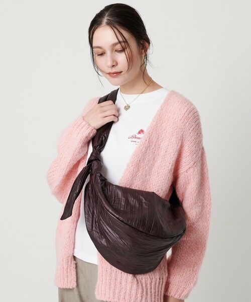 BEAUTY&YOUTH UNITED ARROWS / ビューティー&ユース ユナイテッドアローズ ショルダーバッグ | レザーライク ギャザー ショルダーバッグ | 詳細16