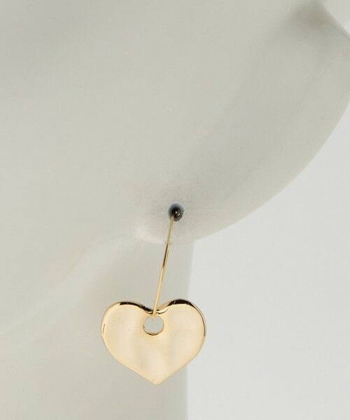 BEAUTY&YOUTH UNITED ARROWS / ビューティー&ユース ユナイテッドアローズ ピアス・イヤリング | タタキ ハート フープピアス | 詳細5