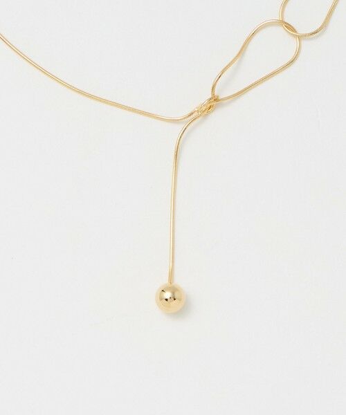BEAUTY&YOUTH UNITED ARROWS / ビューティー&ユース ユナイテッドアローズ ネックレス・ペンダント・チョーカー | ノット ワンボール ネックレス | 詳細3