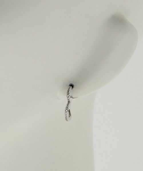 BEAUTY&YOUTH UNITED ARROWS / ビューティー&ユース ユナイテッドアローズ ピアス・イヤリング | キュービックジルコニア ライン ハート ピアス | 詳細10