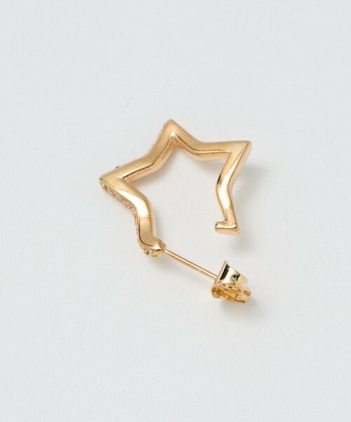 BEAUTY&YOUTH UNITED ARROWS / ビューティー&ユース ユナイテッドアローズ ピアス・イヤリング | キュービックジルコニア ライン スター ピアス | 詳細3