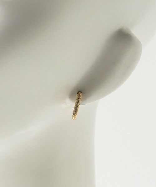 BEAUTY&YOUTH UNITED ARROWS / ビューティー&ユース ユナイテッドアローズ ピアス・イヤリング | キュービックジルコニア スクエア ピアス | 詳細8