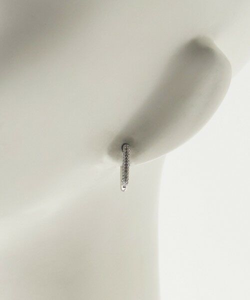 BEAUTY&YOUTH UNITED ARROWS / ビューティー&ユース ユナイテッドアローズ ピアス・イヤリング | キュービックジルコニア スクエア ピアス | 詳細12