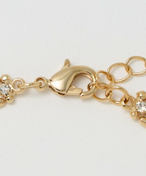 BEAUTY&YOUTH UNITED ARROWS / ビューティー&ユース ユナイテッドアローズ ネックレス・ペンダント・チョーカー | ガラス×チェーン 3連 ネックレス | 詳細4