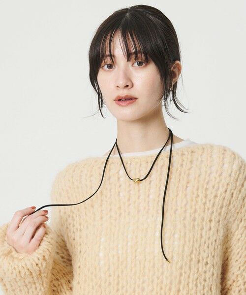 BEAUTY&YOUTH UNITED ARROWS / ビューティー&ユース ユナイテッドアローズ ネックレス・ペンダント・チョーカー | メタル ユニーク ダブル チョーカー | 詳細1