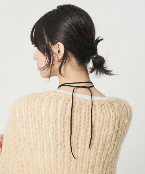 BEAUTY&YOUTH UNITED ARROWS / ビューティー&ユース ユナイテッドアローズ ネックレス・ペンダント・チョーカー | メタル ユニーク ダブル チョーカー | 詳細2