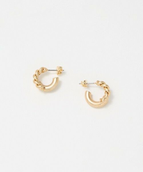 BEAUTY&YOUTH UNITED ARROWS / ビューティー&ユース ユナイテッドアローズ ピアス・イヤリング | ロープ×パイプ フープピアス | 詳細3