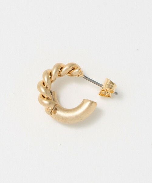 BEAUTY&YOUTH UNITED ARROWS / ビューティー&ユース ユナイテッドアローズ ピアス・イヤリング | ロープ×パイプ フープピアス | 詳細4