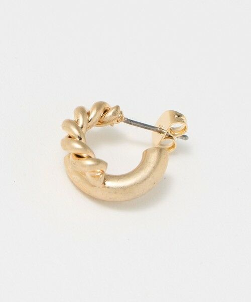BEAUTY&YOUTH UNITED ARROWS / ビューティー&ユース ユナイテッドアローズ ピアス・イヤリング | ロープ×パイプ フープピアス | 詳細5