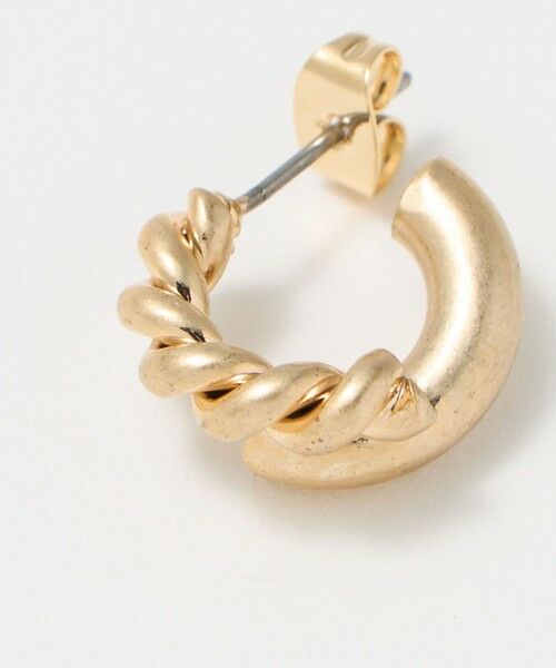 BEAUTY&YOUTH UNITED ARROWS / ビューティー&ユース ユナイテッドアローズ ピアス・イヤリング | ロープ×パイプ フープピアス | 詳細7
