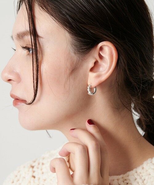 BEAUTY&YOUTH UNITED ARROWS / ビューティー&ユース ユナイテッドアローズ ピアス・イヤリング | ロープ×パイプ フープピアス | 詳細9