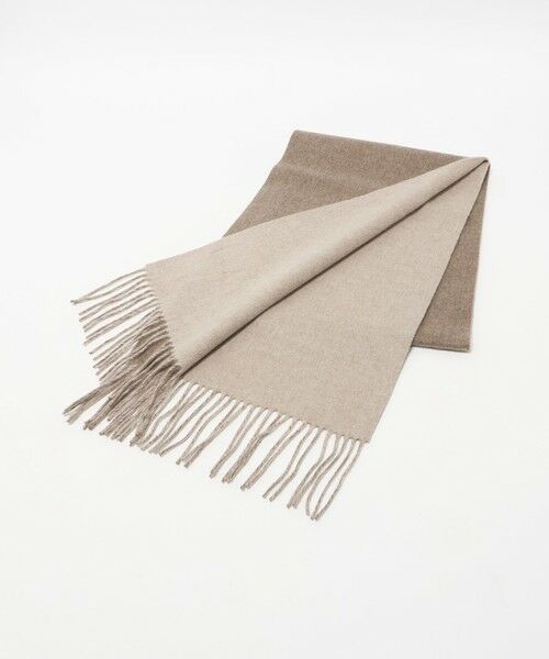 BEAUTY&YOUTH UNITED ARROWS / ビューティー&ユース ユナイテッドアローズ マフラー・ショール・スヌード・ストール | 【別注】＜Eds Cashmere＞カシミヤ リバーシブル マフラー | 詳細3