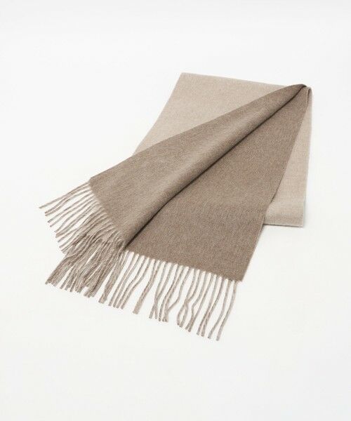 BEAUTY&YOUTH UNITED ARROWS / ビューティー&ユース ユナイテッドアローズ マフラー・ショール・スヌード・ストール | 【別注】＜Eds Cashmere＞カシミヤ リバーシブル マフラー | 詳細4