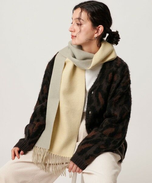 BEAUTY&YOUTH UNITED ARROWS / ビューティー&ユース ユナイテッドアローズ マフラー・ショール・スヌード・ストール | 【別注】＜Eds Cashmere＞カシミヤ リバーシブル マフラー | 詳細14