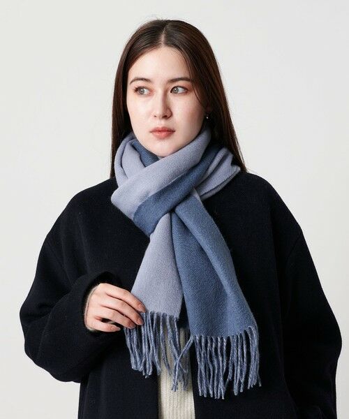 BEAUTY&YOUTH UNITED ARROWS / ビューティー&ユース ユナイテッドアローズ マフラー・ショール・スヌード・ストール | 【別注】＜Eds Cashmere＞カシミヤ リバーシブル マフラー | 詳細19