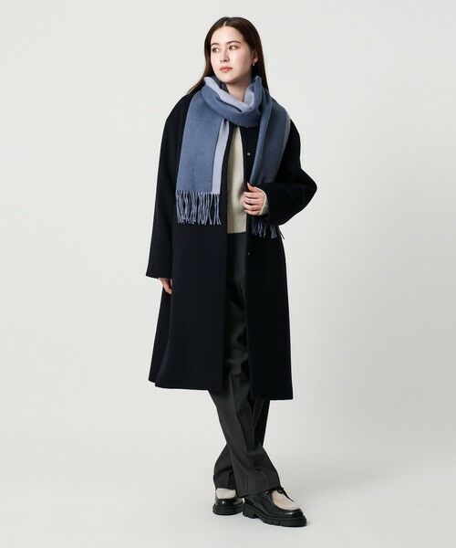 BEAUTY&YOUTH UNITED ARROWS / ビューティー&ユース ユナイテッドアローズ マフラー・ショール・スヌード・ストール | 【別注】＜Eds Cashmere＞カシミヤ リバーシブル マフラー | 詳細20