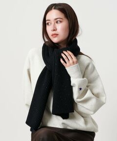 BEAUTY&YOUTH UNITED ARROWS / ビューティー&ユース ユナイテッドアローズ マフラー・ショール・スヌード・ストール | スパンコール リブ ストール