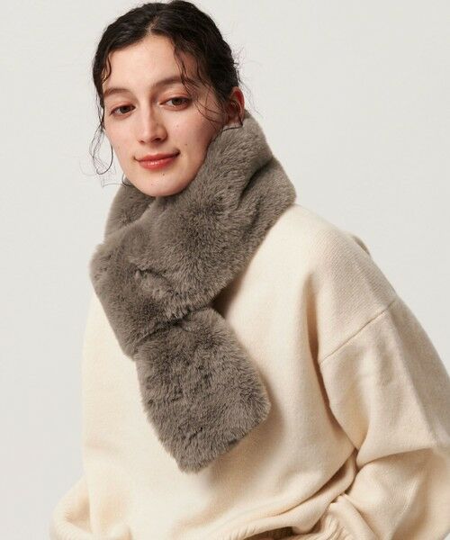 BEAUTY&YOUTH UNITED ARROWS / ビューティー&ユース ユナイテッドアローズ マフラー・ショール・スヌード・ストール | ファーライク マフラー | 詳細1