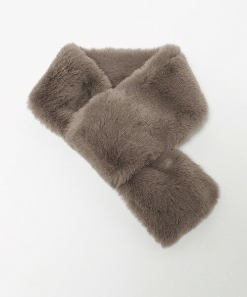 BEAUTY&YOUTH UNITED ARROWS / ビューティー&ユース ユナイテッドアローズ マフラー・ショール・スヌード・ストール | ファーライク マフラー | 詳細3