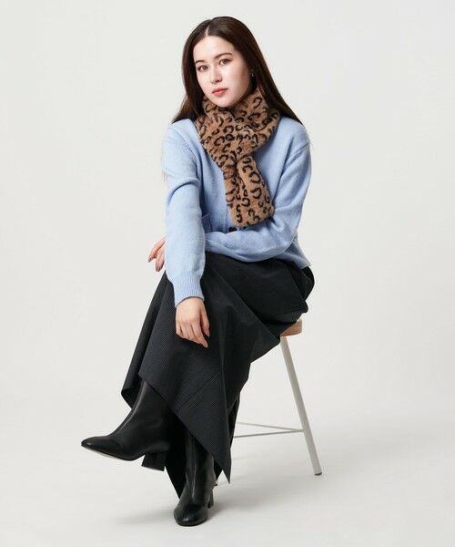 BEAUTY&YOUTH UNITED ARROWS / ビューティー&ユース ユナイテッドアローズ マフラー・ショール・スヌード・ストール | ファーライク マフラー | 詳細14