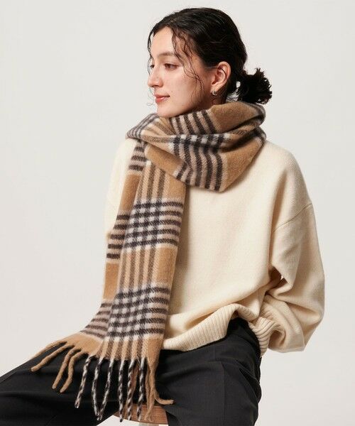 BEAUTY&YOUTH UNITED ARROWS / ビューティー&ユース ユナイテッドアローズ マフラー・ショール・スヌード・ストール | チェック ストール | 詳細2