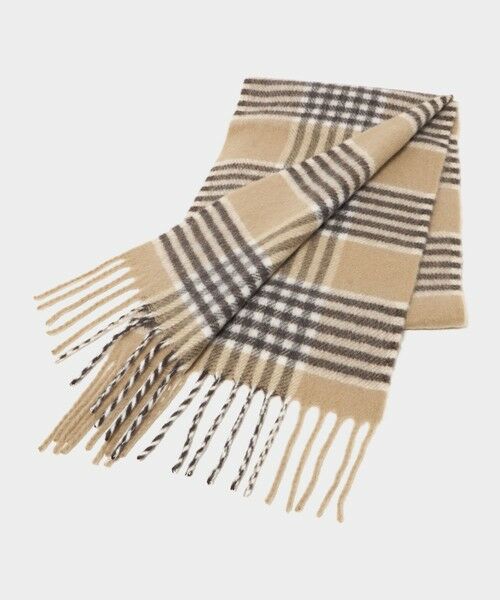 BEAUTY&YOUTH UNITED ARROWS / ビューティー&ユース ユナイテッドアローズ マフラー・ショール・スヌード・ストール | チェック ストール | 詳細3