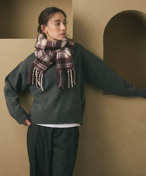 BEAUTY&YOUTH UNITED ARROWS / ビューティー&ユース ユナイテッドアローズ マフラー・ショール・スヌード・ストール | チェック ストール | 詳細7