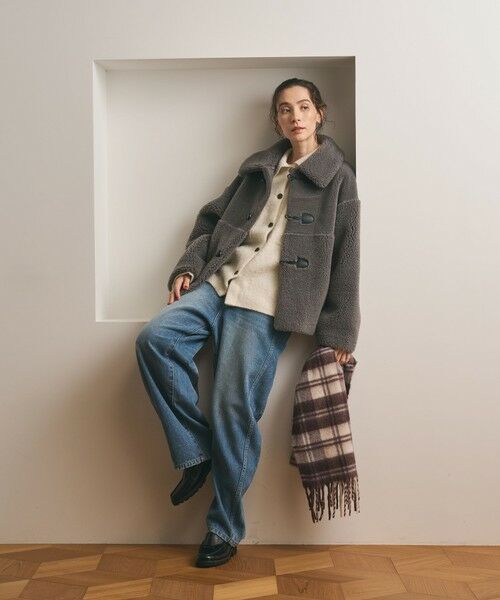 BEAUTY&YOUTH UNITED ARROWS / ビューティー&ユース ユナイテッドアローズ マフラー・ショール・スヌード・ストール | チェック ストール | 詳細11