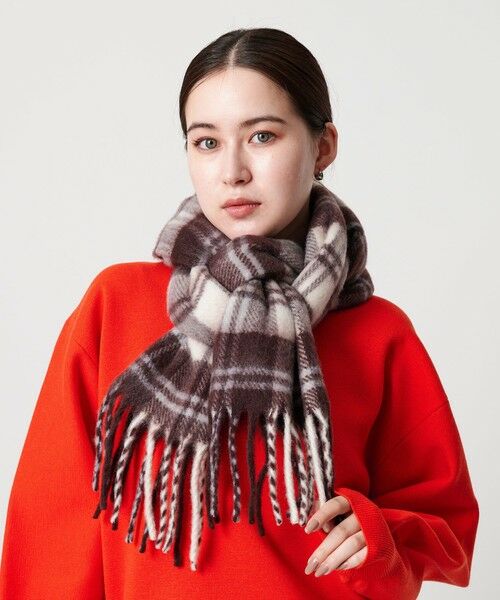 BEAUTY&YOUTH UNITED ARROWS / ビューティー&ユース ユナイテッドアローズ マフラー・ショール・スヌード・ストール | チェック ストール | 詳細12