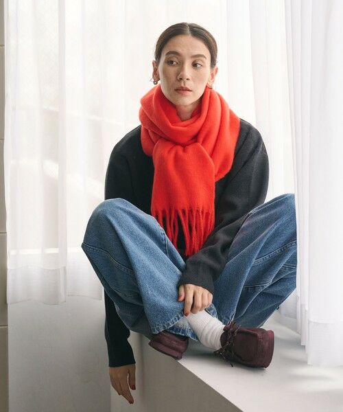 BEAUTY&YOUTH UNITED ARROWS / ビューティー&ユース ユナイテッドアローズ マフラー・ショール・スヌード・ストール | ブークレ マフラー | 詳細13